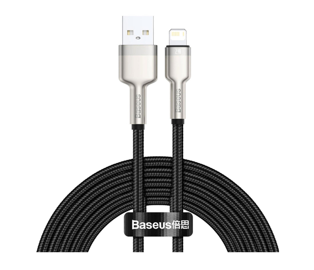 Baseus Kabel Cafule Series Metal Data USB-A / Lightning 2.4A 1m - 1502051 - zdjęcie